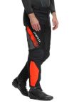 Dainese Drake 2 Abshell Textile Trousers - Black/Fluo Red