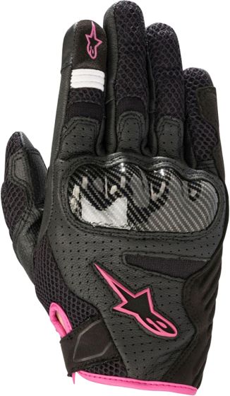 Alpinestars Stella SMX-1 Air V2 Ladies Gloves - Black/Fuchsia