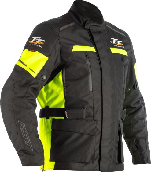 RST IOM TT Sulby Textile Jacket - Fluo Yellow
