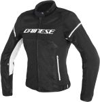 Dainese Air Frame D1 Ladies Textile Jacket - Black/White