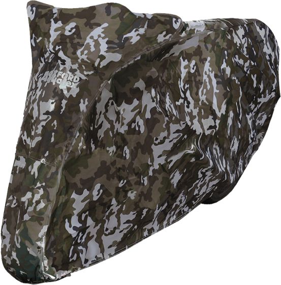 Oxford Aquatex Camo Motorcycle Cover - Large