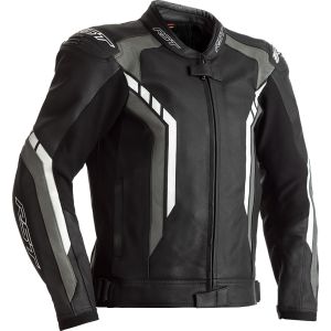 RST Axis Leather Jacket - Black/Grey
