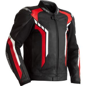 RST Axis Leather Jacket - Black/Red