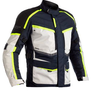 RST Maverick Textile Jacket - Blue/Silver/Fluo Yellow