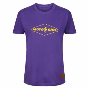 MotoGirl Moto Boot T-Shirt - Purple