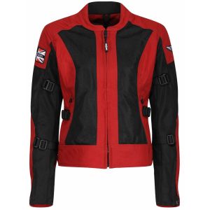 MotoGirl Jodie Textile Jacket - Red