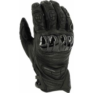 Richa Stealth Leather Gloves - Black