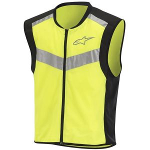 Alpinestars Flare Neon Vest - Black & Yellow Fluo