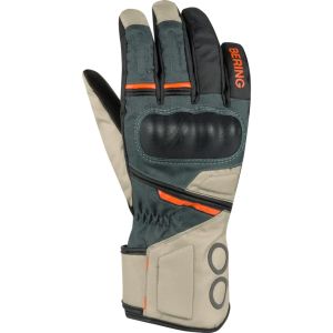 Bering Siberia Gloves - Beige Grey Orange