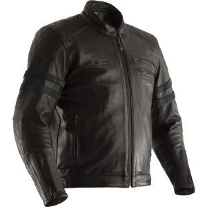 RST Retro TT II Leather Jacket - Black