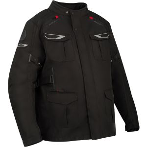 Bering Jaap Evo Textile Jacket - Black/Red