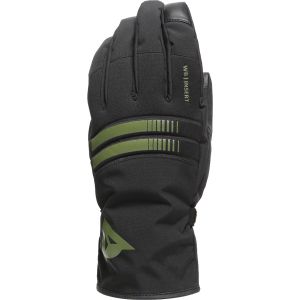 Dainese Plaza 3 D-Dry WP Gloves - Black/Bronze Green