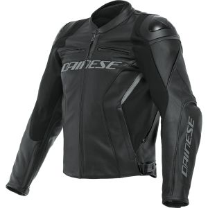 Dainese Racing 4 Leather Jacket - Black