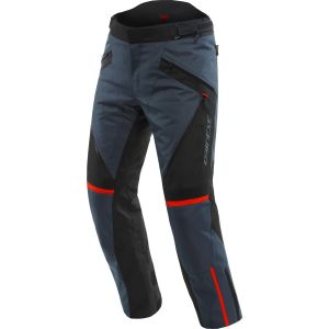 Dainese Tempest 3 D-Dry WP Textile Trousers - Ebony/Black/Lava Red