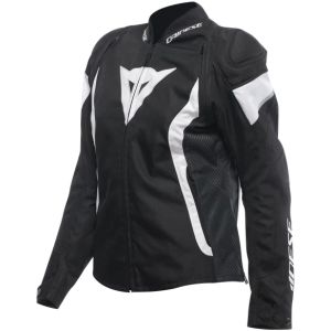 Dainese Ladies Avro 5 Textile Jacket - Black/White/Black