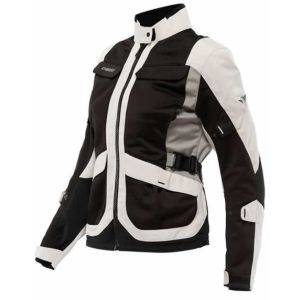 Dainese Lady Desert Textile Jacket - White/Black