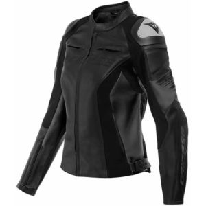 Dainese Racing 4 Lady Leather Jacket - Black