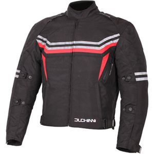 Duchinni Archer Textile Jacket - Black/Red
