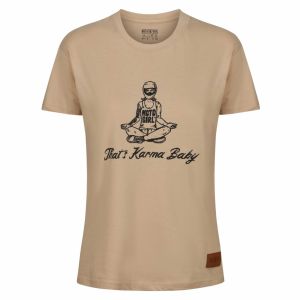 MotoGirl Karma Baby T-Shirt - Sand