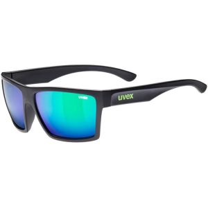 Uvex LGL 29 Sunglasses - Matt Black/Green