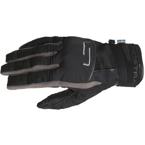 Lindstrands Nyhusen Gloves - Black/Grey top