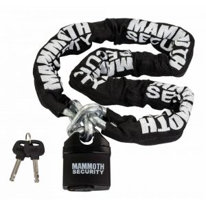 Mammoth Security Square Chain And Lock - 1.2m