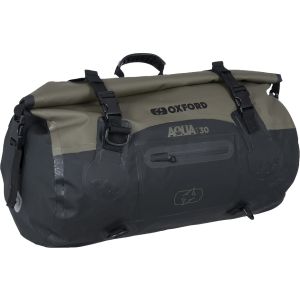 Oxford Aqua T30L All-Weather Roll Bag - Khaki/Black