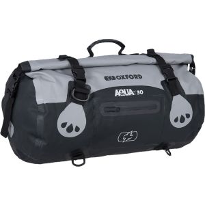 Oxford Aqua T30L All-Weather Roll Bag - Black/Grey