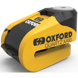 Oxford Quartz XA10 Alarm Disc Lock - Yellow