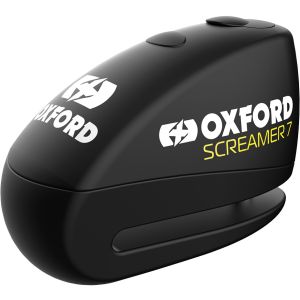 Oxford Screamer 7 Alarm Disc Lock - Black