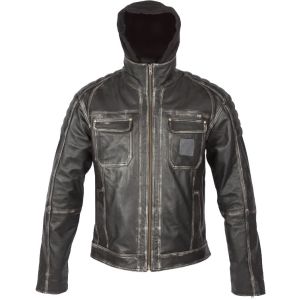 Spada Peacedog Leather Jacket - Vintage Black