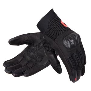 Rebelhorn Gap III Leather Gloves - Black/Red