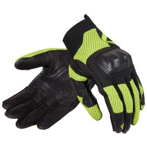 Rebelhorn Gap III Leather Gloves - Black/Fluo Yellow