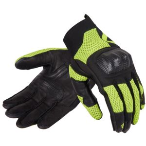 Rebelhorn Ladies Gap III Leather Gloves - Black/Fluo Yellow