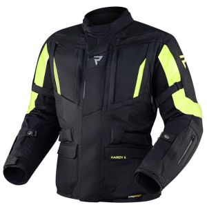Rebelhorn Hardy II Textile Jacket - Black/Fluo Yellow