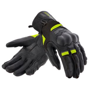 Rebelhorn Range Leather Gloves - Black/Anthracite/Fluo Yellow