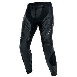 Rebelhorn Veloce Leather Trousers - Black/White
