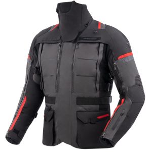 Rebelhorn Cubby V Textile Jacket - Black/Anthracite/Red