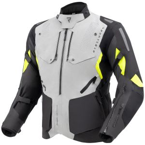 Rebelhorn Hiker IV Textile Jacket - Black/Grey/Fluo Yellow