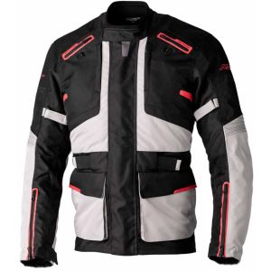 RST Endurance CE Textile Jacket - Black/Silver/Red