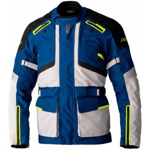 RST Endurance CE Textile Jacket - Blue/Silver/Yellow