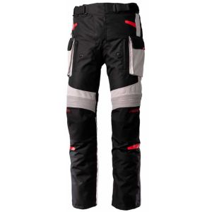 RST Endurance CE Textile Trousers - Black/Silver/Red