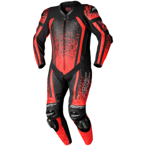 RST Pro Series Evo Airbag CE One-Piece Suit - Black/Fluo Red