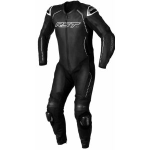 RST S1 CE Leather One-Piece Suit - Black/White