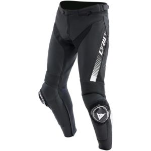 Dainese Super Speed Leather Trousers - Black/White