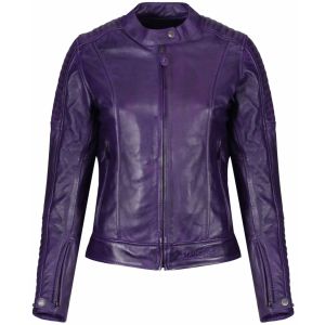 MotoGirl Valerie Leather Jacket - Purple
