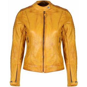 MotoGirl Valerie Leather Jacket - Yellow