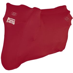 Oxford Protex Stretch Motorcycle Cover (Indoor) - Red - Small