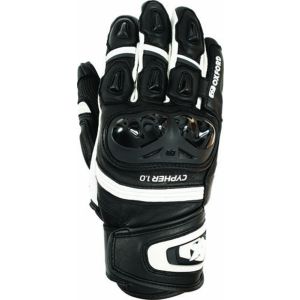 Oxford Cypher 1.0 Short Leather Gloves - Black/White