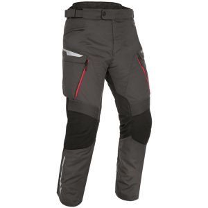 Oxford Montreal 4.0 Textile Trousers - Black/Grey/Red
